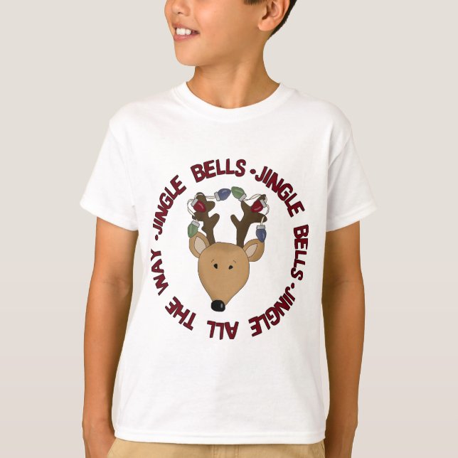 Reindeer Jingle Bells Tshirts et cadeaux (Devant)