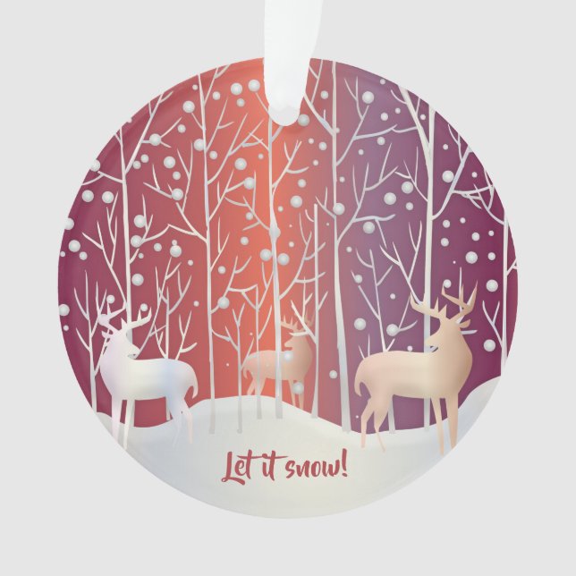 Reindeer, Laisse-le neiger ! Noël (devant)