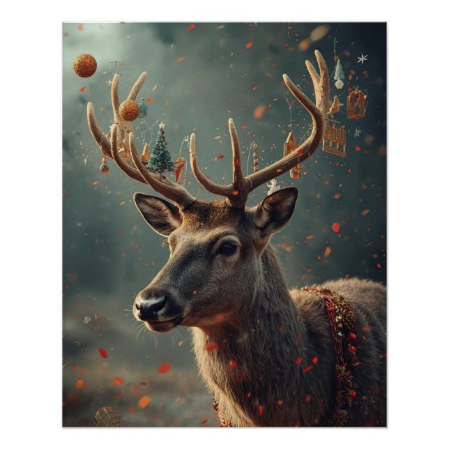 Reindeer Poster (Devant)