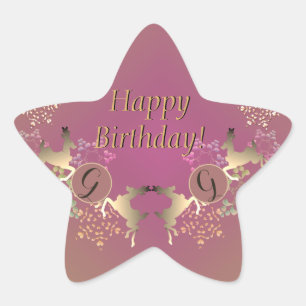 Reindeer Purple Votre Sticker De Texte