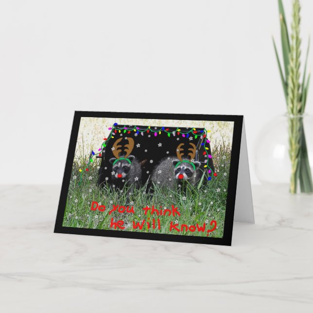 Reindeer veut la carte de Noël (Devant)