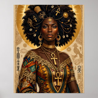Reine africaine Poster Halo