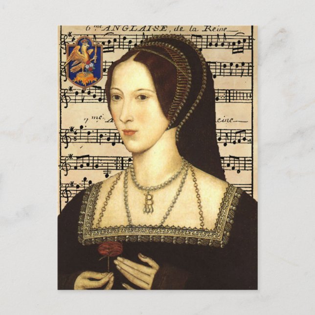 Reine Anne Boleyn - Carte postale Portrait (Devant)