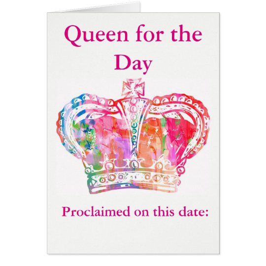 Reine d'anniversaire cartes