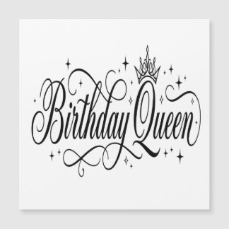 Reine d'anniversaire Célébration de groupe personn