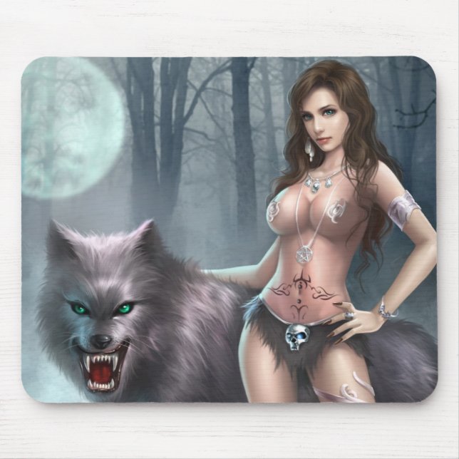 Reine d'Azmodeus Lycan, tapis de souris (Devant)