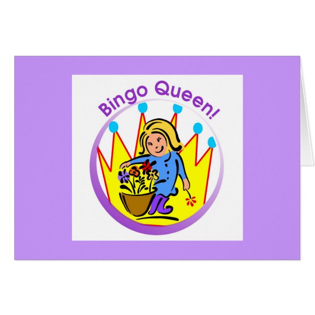 Reine de bingo-test - message ouvert (Devant horizontal)