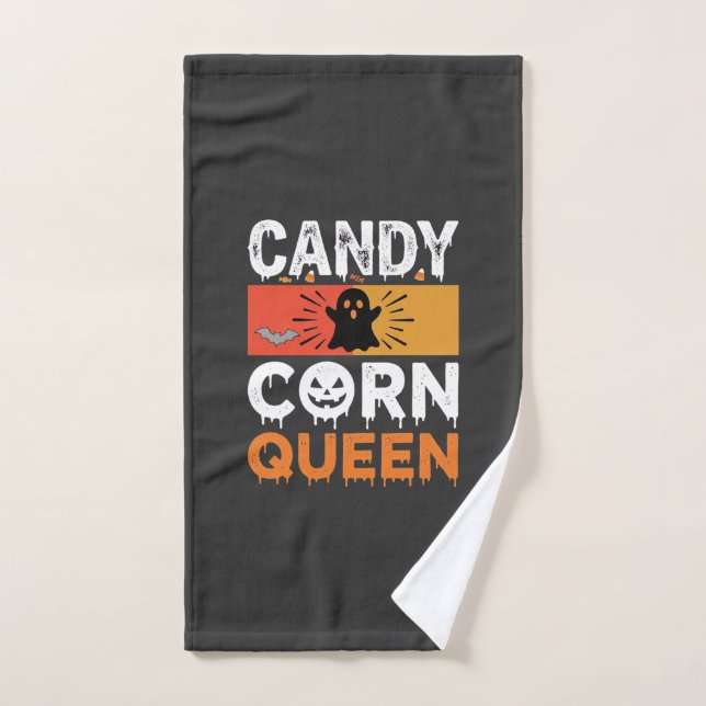 Reine de bonbons de Halloween SVG Design (Serviette à main)