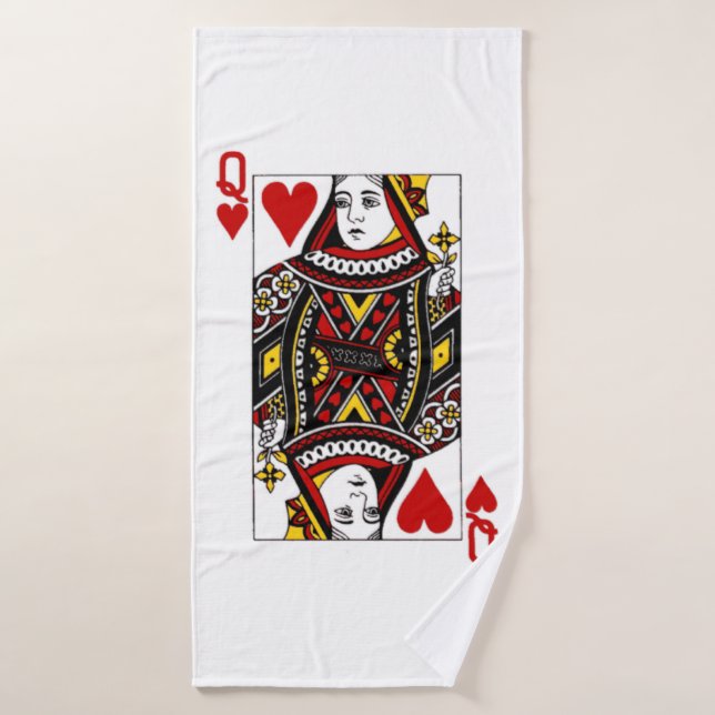 Reine de cœur  (Serviette de bain)