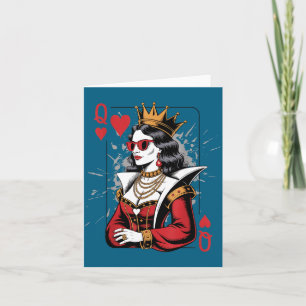 Reine de cœur Saint-Valentin Carte Merveille