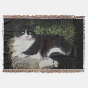 Reine de la couverture de jet de chat de jardin