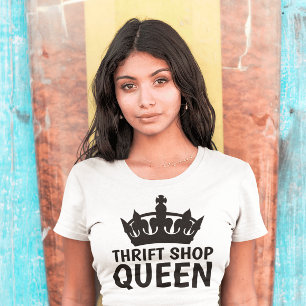 REINE DE LA FRICHE, T-shirts drôles pour dames