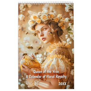 Reine de la Ruche – Un Calendrier de Royalité Flor
