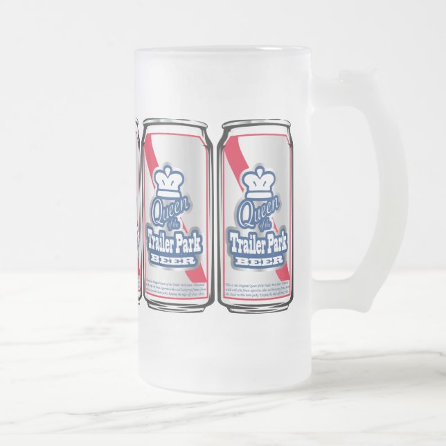 Reine de la tasse de bière de terrain de (Droit)