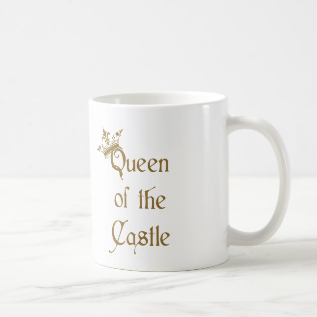 Reine de la tasse du jour de mère de château (Droite)