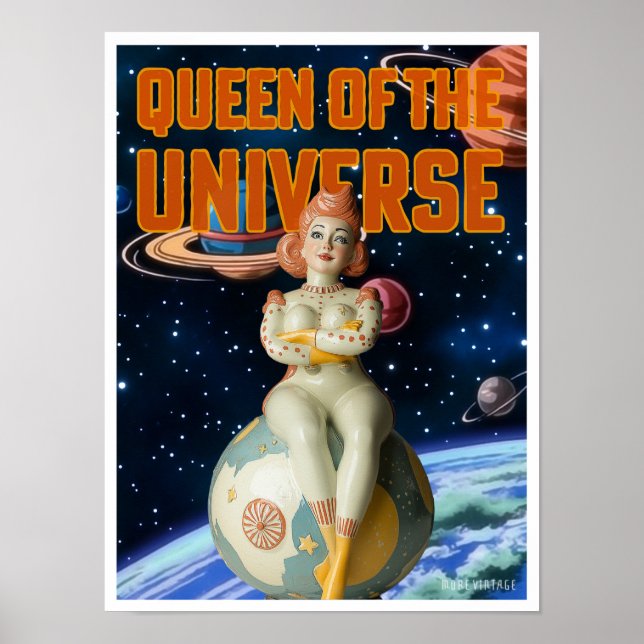 REINE DE L'UNIVERS IMPRESSION DE SCIENCE-FICTION (Devant)