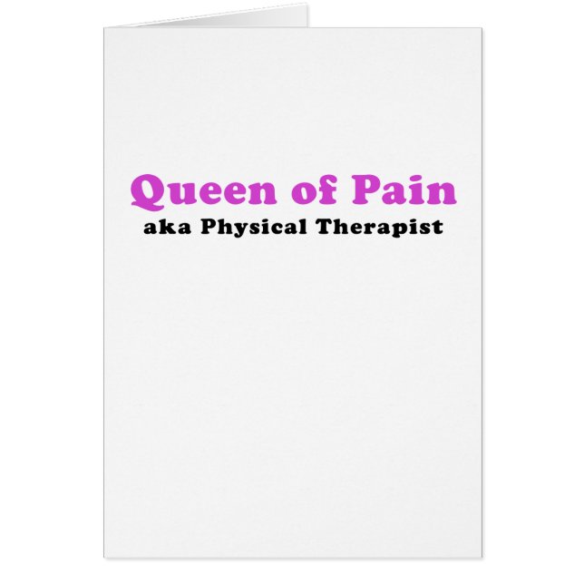 Reine de physiothérapeute de douleur aka (Devant)
