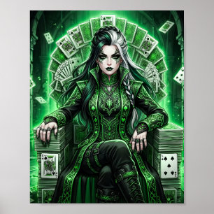 Reine de Pique Emeraude Affiche de Fantastique