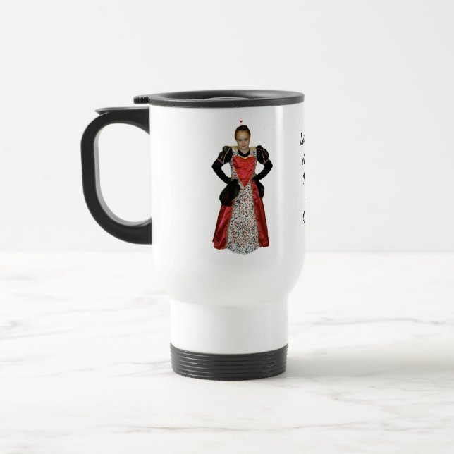 Reine de tasse de voyage de coeurs (Gauche)
