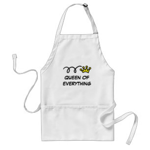 Reine de tout tablier de cuisson drôle pour femm