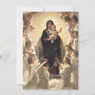 Reine des Anges Regina Angelorum par Bouguereau