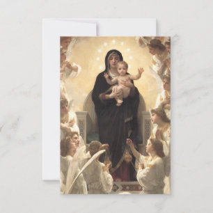 Reine des Anges Regina Angelorum par Bouguereau