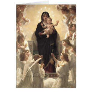 Reine des Anges Regina Angelorum par Bouguereau