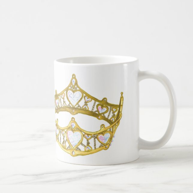 Reine des Coeurs couronne mug (Droite)