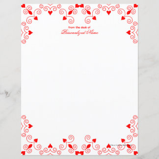 Reine des Coeurs - Feuille de papier rouge non dou