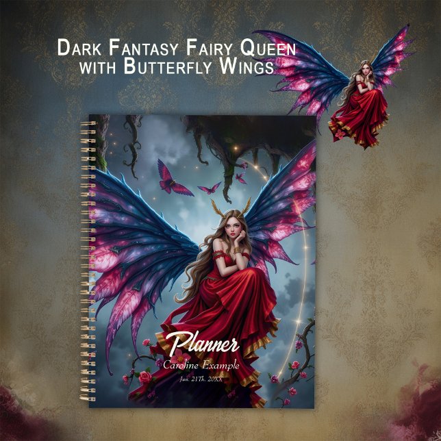 Reine des fées de fantasy sombre avec des ailes de (Créateur téléchargé)
