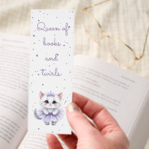 Reine des livres et princesse chat ballerine qui t
