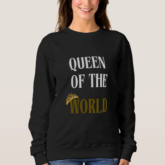 Reine du monde gld sweatshirt féminine (Devant)