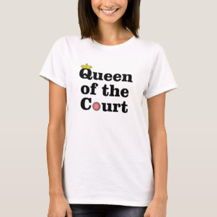 Reine du T-shirt de tennis de cour