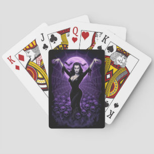 Reine du Web Cartes à jouer gothiques de vampires