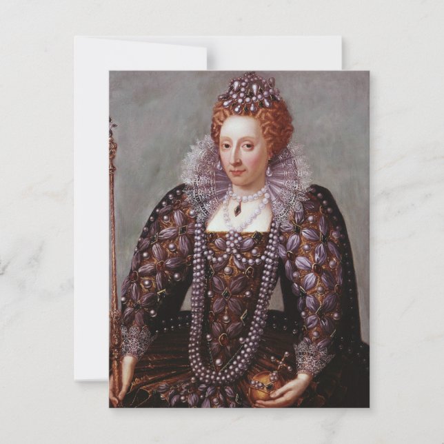 Reine Elizabeth I avec des perles (Devant)