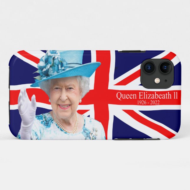 Reine Elizabeth le coque iphone (Dos (Horizontal))