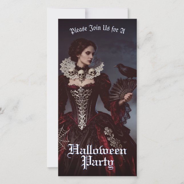 Reine gothique dans le cimetière Lune (Devant)