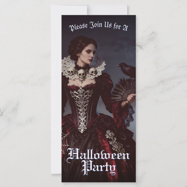 Reine gothique dans le cimetière Lune (Devant)