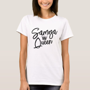 reine indienne Samosa   Drôle Samosa T-Shirt Femme