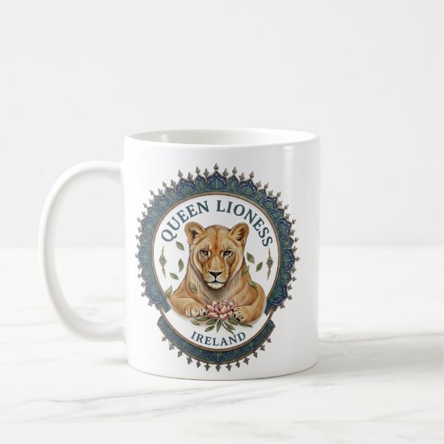 Reine Lionne. Irlande Tasse à Café (Gauche)