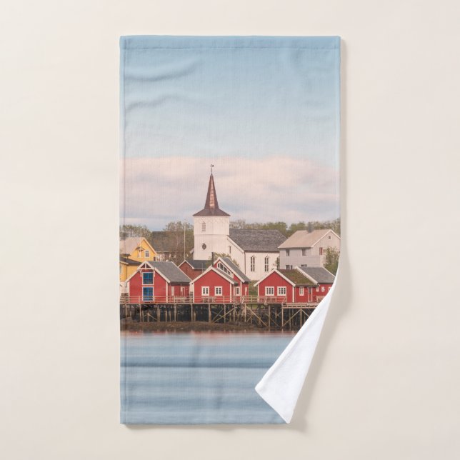 Reine Lofoten Norvège (Serviette à main)