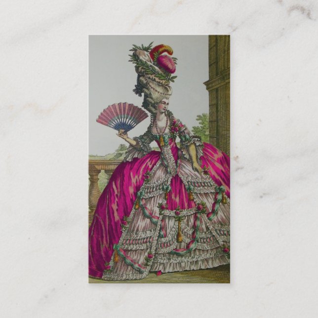 Reine Marie Antoinette ~ Carte de visite (Devant)