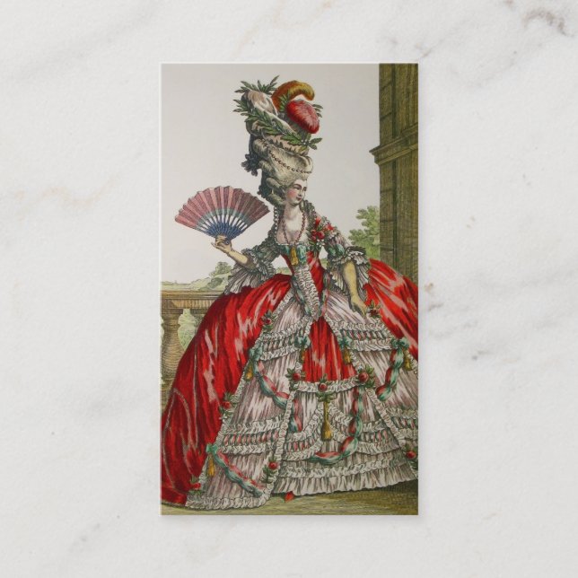 Reine Marie Antoinette ~ Carte de visite (Devant)