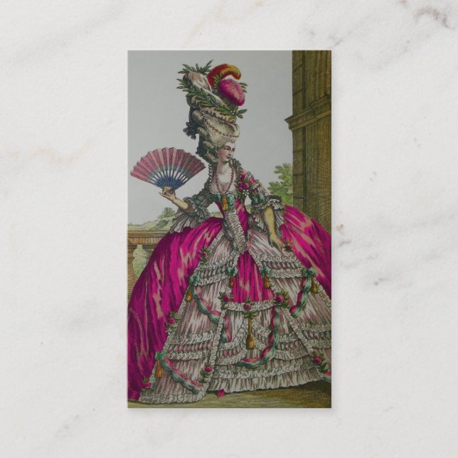 Reine Marie Antoinette ~ Carte de visite (Devant)