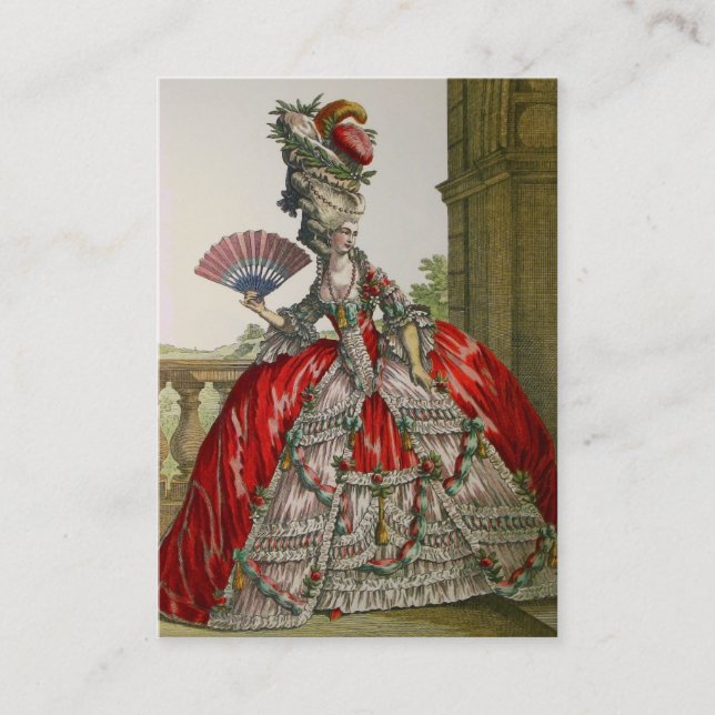 Reine Marie Antoinette ~ Carte de visite (Devant)