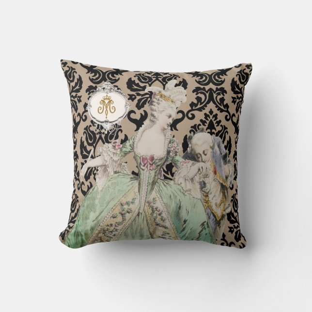 Reine Marie Antoinette CHANGE COULEUR - Coussin (Recto)