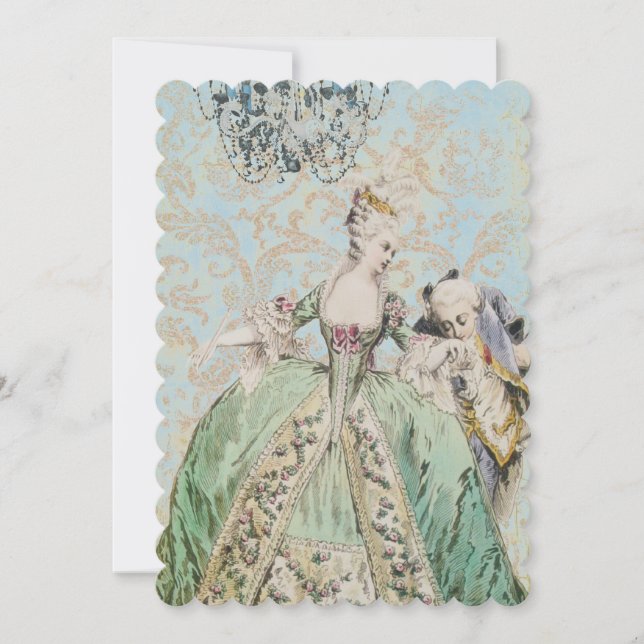 Reine Marie Antoinette - Invitations / RSVP (Devant)