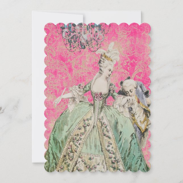 Reine Marie Antoinette - Invitations / RSVP (Devant)