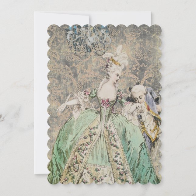 Reine Marie Antoinette - Invitations / RSVP (Devant)