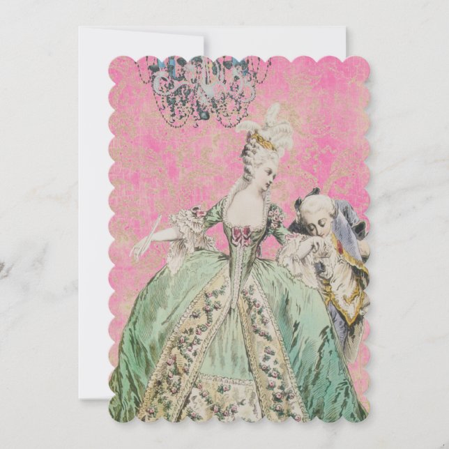 Reine Marie Antoinette - Invitations / RSVP #16 (Devant)